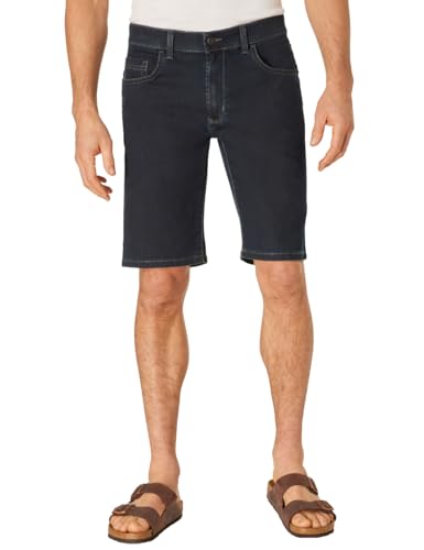 PIONEER AUTHENTIC JEANS Herren Bermuda Shorts Finn | Männer Jeans | Kurze Hose | Freizeit | Regular Fit | Blue/Black Denim/Washed Washed | Blue/Black Stonewash 7512 6801 | 48 von PIONEER AUTHENTIC JEANS
