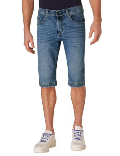 PIONEER AUTHENTIC JEANS Herren Bermuda Shorts ROUVEN | Männer Jeans | Kurze Hose | Freizeit | Modern Fit | Light Blue Denim/Washed Washed | Light Blue Used Whisker 6752 6845 | 40 von PIONEER AUTHENTIC JEANS