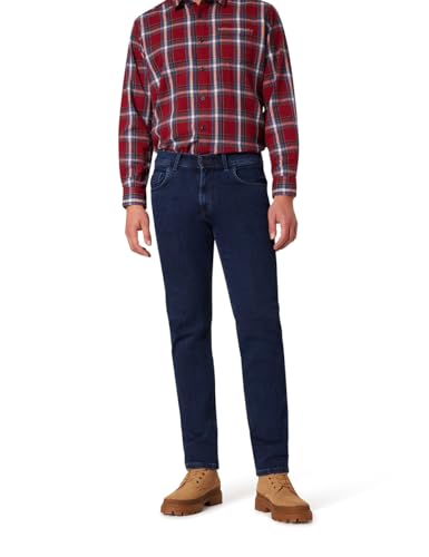 PIONEER AUTHENTIC JEANS Herren Chino Rando | Männer Hose | Regular Fit | Blue Denim/Washed Washed | Dark Blue Stonewash 6774 6811 | 40 30 von PIONEER AUTHENTIC JEANS