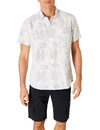 PIONEER AUTHENTIC JEANS Herren Freizeithemd Kurzarm Shirt Kent | Männer Kurzarm Hemd | Hawaiihemd | Gemustert | Sommer | Regular Fit | Night Sky Printed 2000 6918 | XL von PIONEER AUTHENTIC JEANS