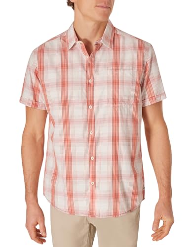 PIONEER AUTHENTIC JEANS Herren Freizeithemd Kurzarm Shirt Kent | Männer Kurzarm Hemd | kariert | Sommer | Regular Fit | bruschetta Check 2000 3610 | M von PIONEER AUTHENTIC JEANS