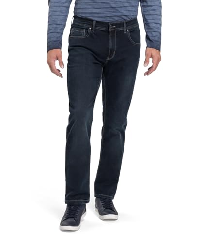PIONEER AUTHENTIC JEANS Herren Freizeithose Rando | Männer Stoffhose | Regular Fit | Blue Denim/Washed Washed | Blue/Black Used 6688 6802 | 34W - 38L von PIONEER AUTHENTIC JEANS