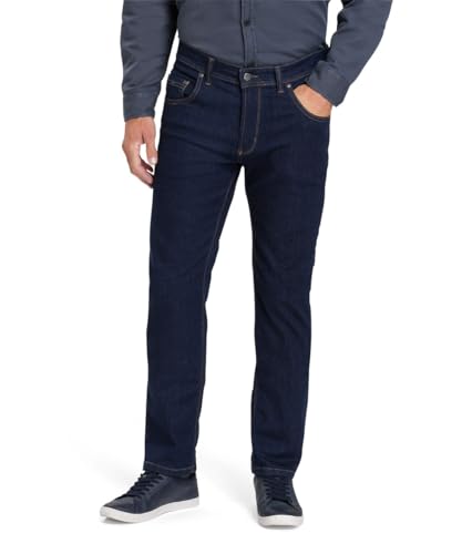 PIONEER AUTHENTIC JEANS Herren Freizeithose Rando | Männer Stoffhose | Regular Fit | Blue Denim/Washed Washed | Dark Blue Washed 6588 6811 | 50W - 32L von PIONEER AUTHENTIC JEANS