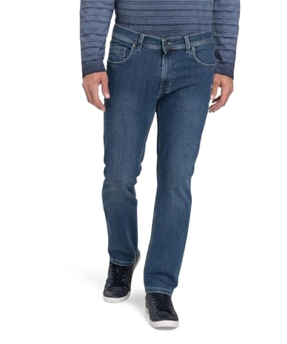 PIONEER AUTHENTIC JEANS Herren Freizeithose Rando | Männer Stoffhose | Regular Fit | Blue Denim/Washed Washed | Ocean Blue Used 6588 6832 | 33W - 34L von PIONEER AUTHENTIC JEANS
