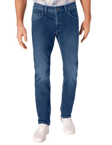 PIONEER AUTHENTIC JEANS Herren Freizeithose Rando | Männer Stoffhose | Regular Fit | Dark Blue Denim/Washed Washed | Dark Blue Used 6380 6812 | 35W - 30L von PIONEER AUTHENTIC JEANS