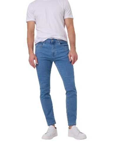 PIONEER AUTHENTIC JEANS Herren Hose ERIC | Männer Hose | Straight fit | Stone Washed Washed | Light Blue Stonewash 7520 6841 | 32W - 34L von PIONEER AUTHENTIC JEANS