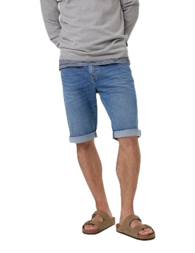 PIONEER AUTHENTIC JEANS Herren Hose ROUVEN | Männer Hose | Regular fit | Used + Buffies Washed | Light Blue Used Mustache 6752 6846 | 40 von PIONEER AUTHENTIC JEANS