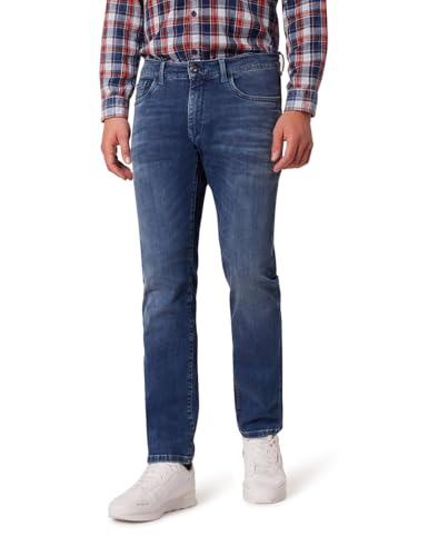 PIONEER AUTHENTIC JEANS Herren Jeans ERIC | Männer Hose | Straight Fit | Blue Denim/Washed Washed | Blue Fashion Fancy 6588 6829 | 42 32 von PIONEER AUTHENTIC JEANS