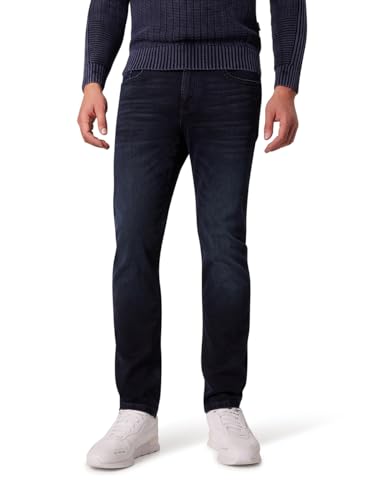 PIONEER AUTHENTIC JEANS Herren Jeans Rando | Männer Hose | Regular Fit | Dark Blue Denim/Washed Washed | Dark Blue Used Whisker 6754 6815 | 35 32 von PIONEER AUTHENTIC JEANS