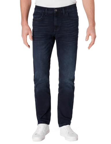 PIONEER AUTHENTIC JEANS Herren Jeans Rando | Männer Hose | Regular Fit | Dark Blue Denim/Washed Washed | Dark Blue Used Whisker 6754 6815 | 36W - 32L von PIONEER AUTHENTIC JEANS