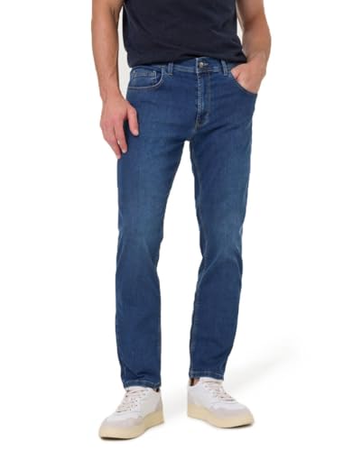 PIONEER AUTHENTIC JEANS Herren Jeans Rando Megaflex Light Denim | Regular fit, 6521.6822 Blue Used von PIONEER AUTHENTIC JEANS
