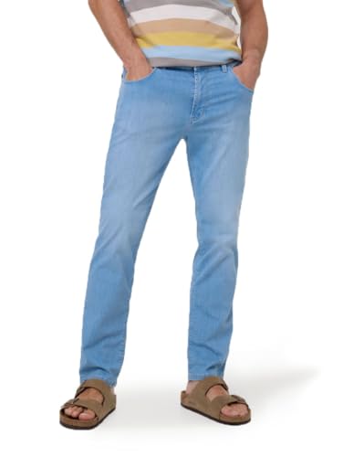PIONEER AUTHENTIC JEANS Herren Jeans Rando Megaflex Light Denim | Regular fit, 6521.6842 Light Blue Used von PIONEER AUTHENTIC JEANS