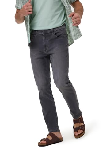 PIONEER AUTHENTIC JEANS Herren Jeans Rando Megaflex Light Denim | Regular fit, 6521.9822 Dark Grey Used von PIONEER AUTHENTIC JEANS