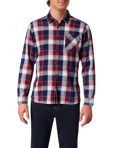 PIONEER AUTHENTIC JEANS Herren Oberhemd Langarm Shirt 1/1 Kent | Männer Hemd | Button-down | kariert | Regular Fit | Softwash Washed | Rhubarb Check 0000 4606 | XXL PIONEER AUTHENTIC JEANS Herren Oberhemd Langarm Shirt 1/1 Kent | Männer Hemd | Button-down | kariert | Regular Fit | Softwash Washed | Rhubarb Check 0000 4606 | XXL von PIONEER AUTHENTIC JEANS