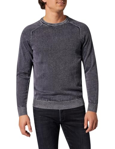 PIONEER AUTHENTIC JEANS Herren Pullover Rundhals Knit 1/1 Crew Neck | Männer Basic Strickpulli | Regular Fit | Garment Dyed/Garment Wash Washed | Night Sky Washed 0000 6872 | XL PIONEER AUTHENTIC JEANS Herren Pullover Rundhals Knit 1/1 Crew Neck | Männer Basic Strickpulli | Regular Fit | Garment Dyed/Garment Wash Washed | Night Sky Washed 0000 6872 | XL von PIONEER AUTHENTIC JEANS
