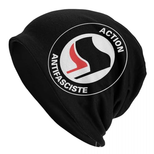 Aktion Antifaschistische Haube Hüte Herbst Winter Outdoor Skullies Mützen Hüte Anti-Aktion Anti-Rassismus Frühling Dual-Use Kappe von PIORUJK