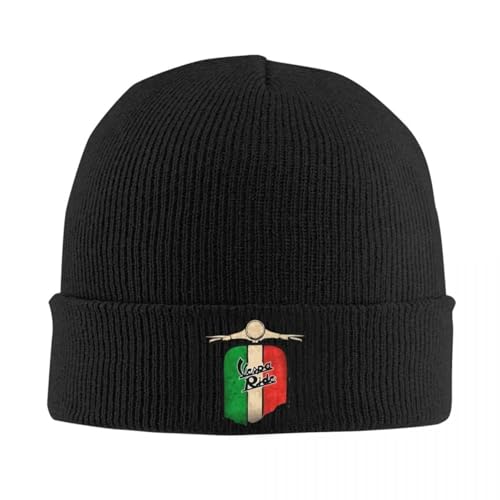 PIORUJK Vespa-Logo Warme Strickmütze Mode Mütze Herbst Winter Outdoor Mützen Hüte für Männer Frauen Erwachsene PIORUJK Vespa-Logo Warme Strickmütze Mode Mütze Herbst Winter Outdoor Mützen Hüte für Männer Frauen Erwachsene von PIORUJK