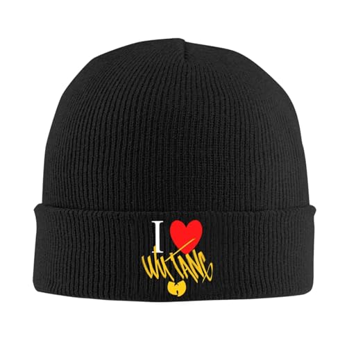 Wu Clan Forever Tour 2025 Strickmütze Mütze Herbst Winter Hüte Warme Unisex Hip-Hop Kappe Männer Frauen Geschenke, von PIORUJK