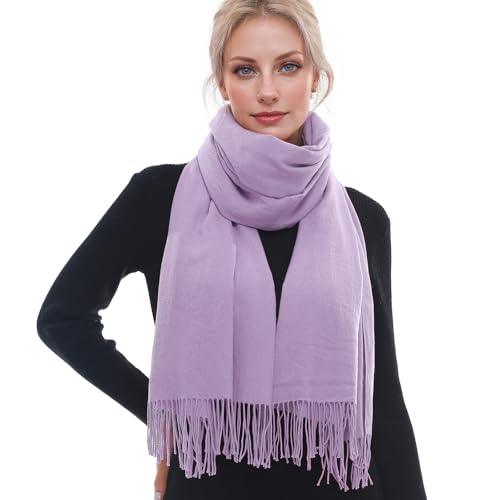 PIOYMEYA Damen Stola - Festlich Fur - Abendkleid Stola - Schal - Winter Tücher für Damen - Lavendel - Polyestermischung - 203 cm x 71 cm von PIOYMEYA