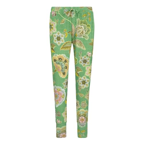 Pip Studio Damen Hose Loungehose Bobien Long Trousers Matata, Farbe:Grün, Artikel:-Green, Größe:L von Pip Studio