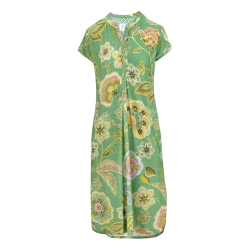 Pip Studio Damen Nachthemd Nachtkleid Dalia Short Sleeve Nightdress Matata, Farbe:Grün, Artikel:-Green, Größe:M von Pip Studio