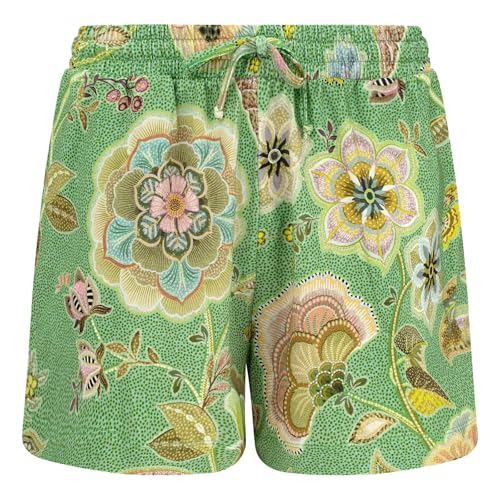 Pip Studio Damen Pyjamashorts Hose Bob Short Trousers Matata, Farbe:Grün, Artikel:-Green, Größe:L von Pip Studio