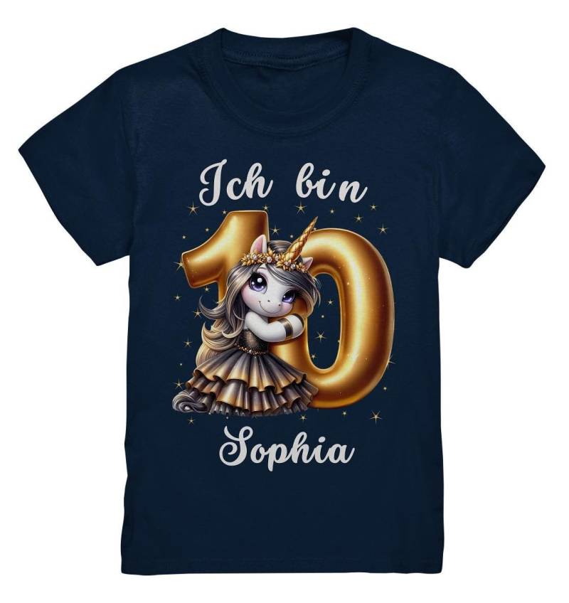10. Geburtstag Mädchen T-Shirt, Ich Bin 10 Einhorn Shirt, Personalisiert Mit Name von PIPAPOlifestyle