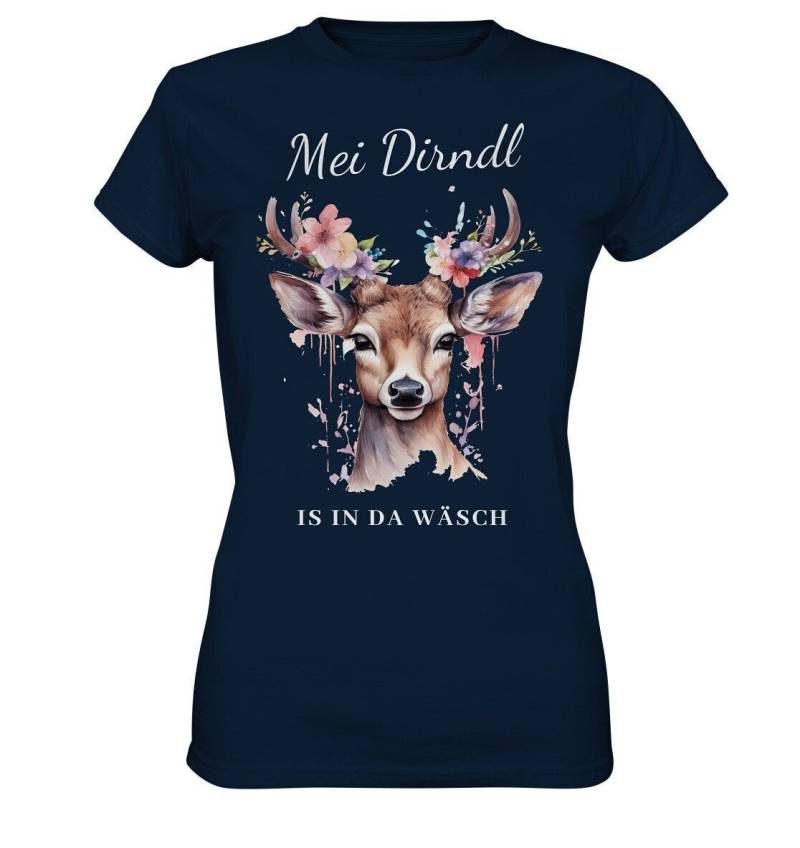 Trachtenshirt Damen, Trachten T-Shirt Mit Spruch "Mei Dirndl Is in Da Wäsch" von PIPAPOlifestyle