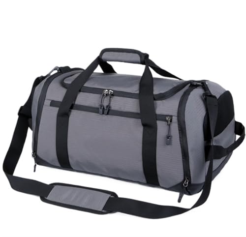 Leichte Reisetasche 18-Zoll-Sport-Reisetasche, Sporttasche Für Herren, Weekender-Übernachtungstasche Mit Schuhfach Sporttasche Gym (Color : C, Size : 47 * 30 * 25cm) von PIPONS