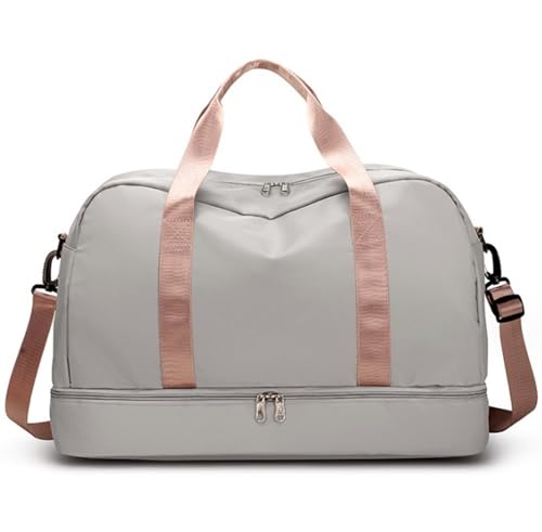 Leichte Reisetasche Weekender-Taschen Für Damen, 19-Zoll-Sport-Reisetasche Mit Mehreren Taschen Und Schuhfach Sporttasche Gym (Color : D, Size : 49 * 25 * 32cm) von PIPONS