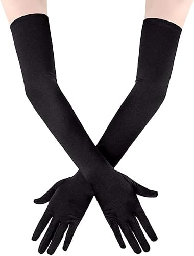 PIQIUQIU Handschuhe Lang Schwarz Satinhandschuhe Abendhandschuhe Opernhandschuhe 21" Ellenbogenhandschuhe PIQIUQIU Handschuhe Lang Schwarz Satinhandschuhe Abendhandschuhe Opernhandschuhe 21" Ellenbogenhandschuhe von PIQIUQIU