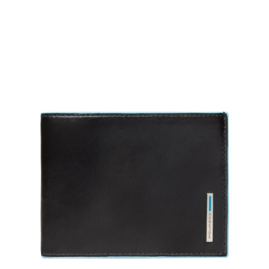 PIQUADRO - BLUE SQUARE Scheintasche Mens Wallet N Nero Schwarz von PIQUADRO
