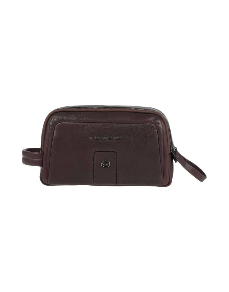 PIQUADRO Beauty Case Herren Dunkelbraun von PIQUADRO