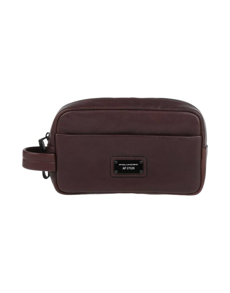 PIQUADRO Beauty Case Herren Dunkelbraun von PIQUADRO
