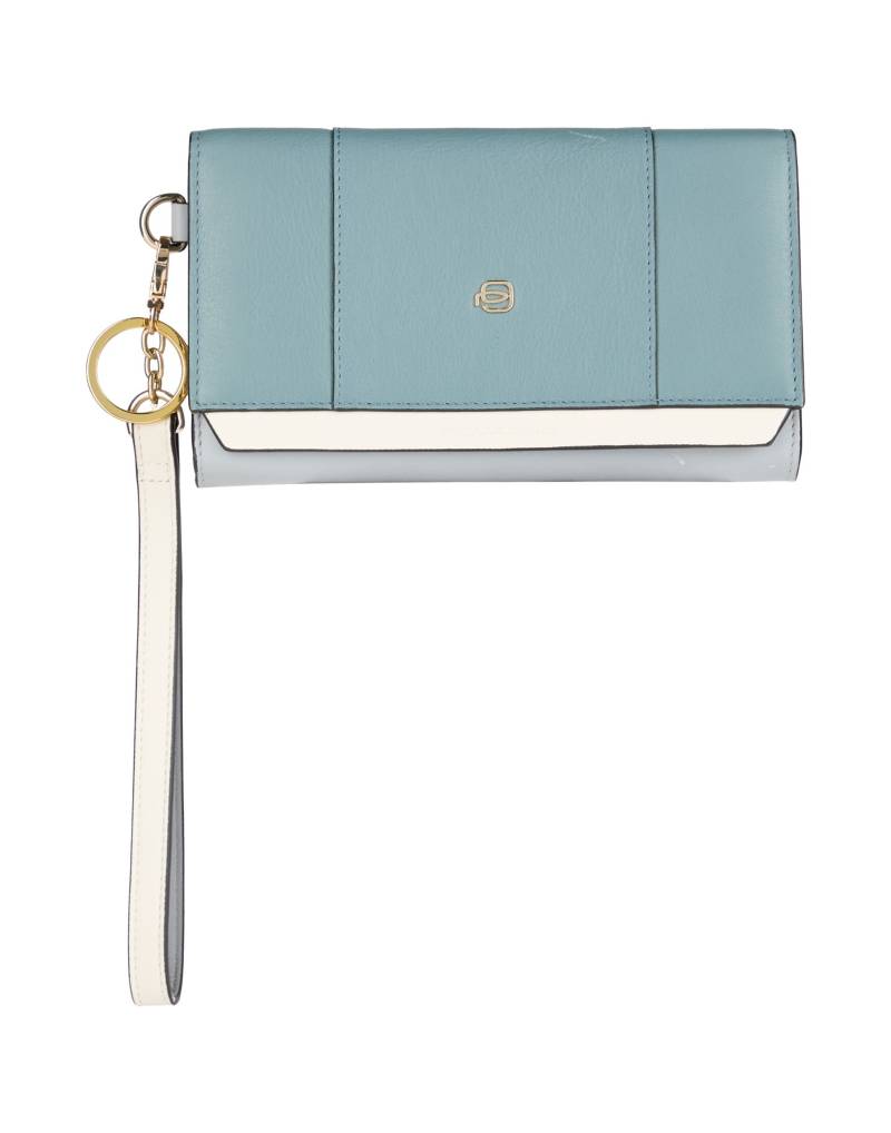PIQUADRO Brieftasche Damen Blaugrau von PIQUADRO