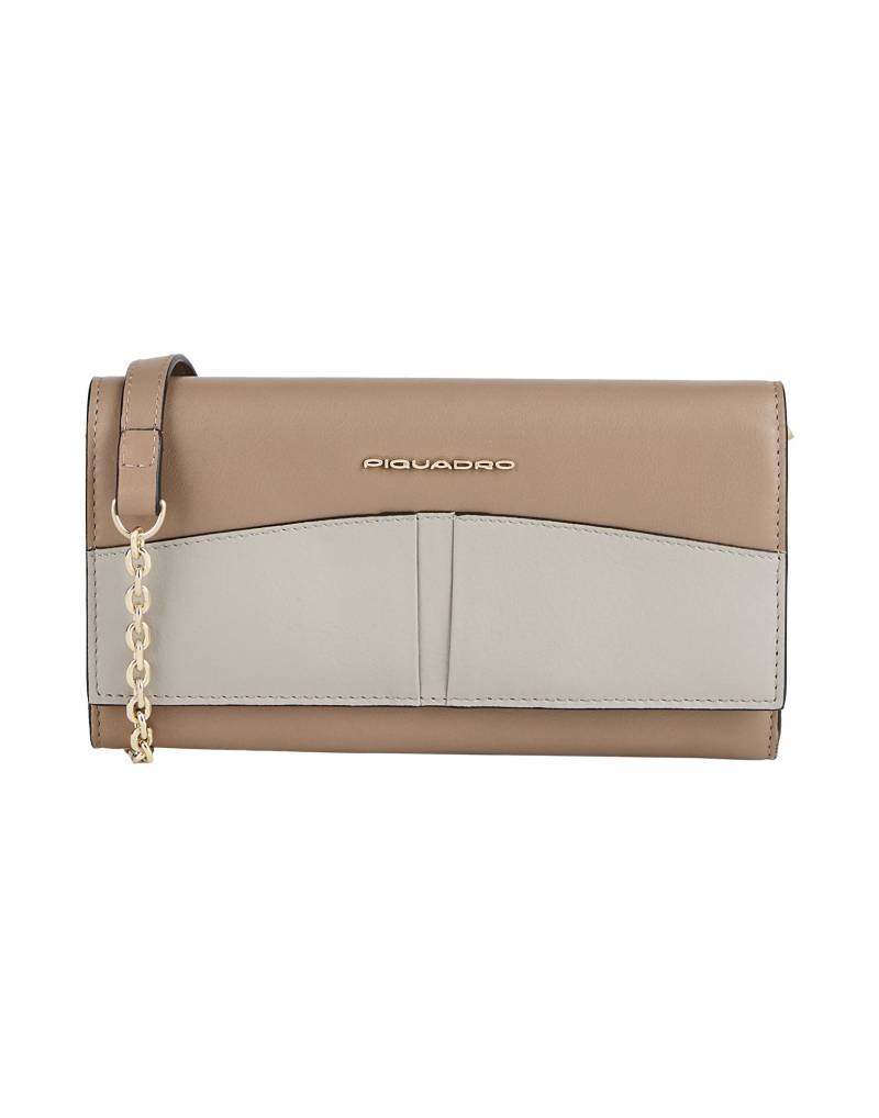 PIQUADRO Portemonnaie Mit Tragriemen Damen Beige von PIQUADRO