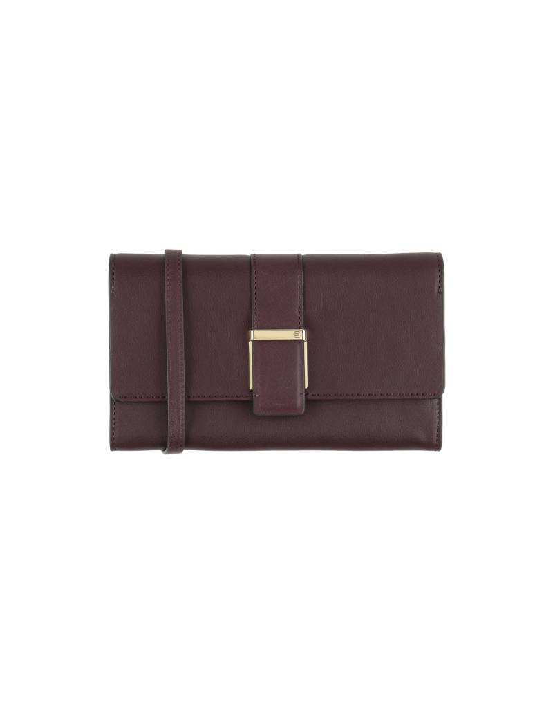 PIQUADRO Portemonnaie Mit Tragriemen Damen Pflaume von PIQUADRO