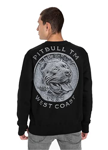 Pit Bull West Coast Sweatshirt Pitbull Coin Schwarz XL von Pit Bull West Coast