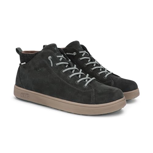 PITAS Austin | Freizeitstiefel für Herren | Spaltlederstiefel | Stadtstiefel mit niedrigem Schaft | Mokassins | Winterschuhe | Freizeitschuhe | Schnürschuhe | Walkin-Schuhe pitas, taupe, 40 EU von PITAS