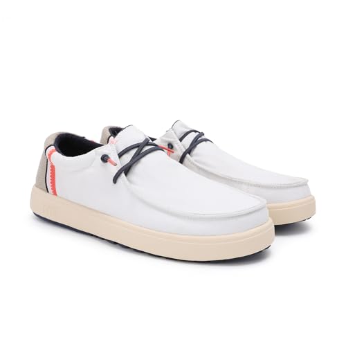 PITAS | Cana | Herren Mokassins | Flache Slipper für Männer | Slip on Loafer | Sneakers | Schlupfschuhe | Freizeitschuhe | Walkinpitas Schuhe | Weiß 42 PITAS | Cana | Herren Mokassins | Flache Slipper für Männer | Slip on Loafer | Sneakers | Schlupfschuhe | Freizeitschuhe | Walkinpitas Schuhe | Weiß 42 von PITAS