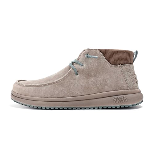 PITAS DALLAS | Freizeitstiefel für Herren | Spaltlederstiefel | Stadtstiefel mit niedrigem Schaft | Mokassins | Winterboots | Freizeitschuhe | Schnürschuhe | Walkin-Schuhe pitas, beige, 40 EU von PITAS