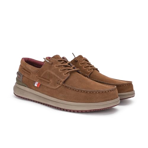 PITAS Denver Herren Bootsschuhe | Winterschuhe | Schuhe zum Schnüren | Freizeitschuhe | Walkin-Schuhe pitas, Camel, 41 EU von PITAS