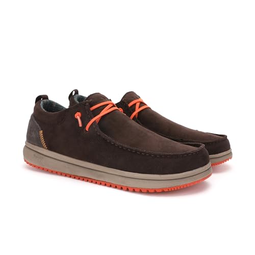 PITAS Padar | Herrenschuhe | Bootsschuhe für den Winter | Schuhe ohne Schnürsenkel | Freizeitschuhe | Freizeitschuhe | Walkin-Schuhe pitas, braun, 45 EU von PITAS