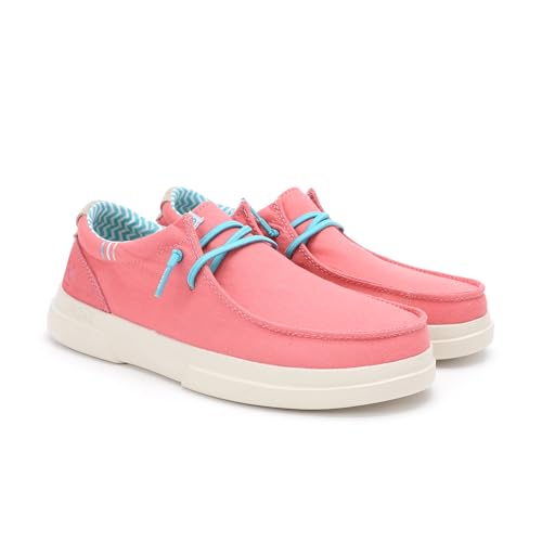 PITAS | SIRMIONE | Damen-Mokassins | Bootsschuhe | Toe Shoes | Slip on Loafer | Sneakers | Sommerschuhe | Schlupfschuhe | Freizeitschuhe | Walkinpitas Schuhe | Coral 40 von PITAS