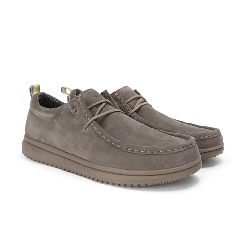 PITAS Texas | Herrenmokassins | Bootsschuhe für den Winter | Schuhe ohne Schnürung | Freizeitschuhe | Freizeitschuhe | Walkin-Schuhe pitas, Turteltaube, 40 EU von PITAS