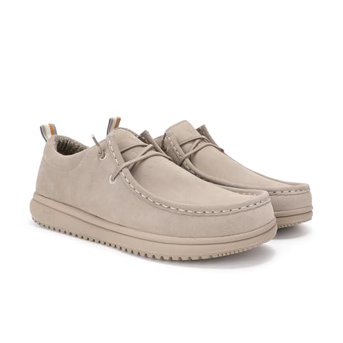 PITAS Texas | Herrenmokassins | Bootsschuhe für den Winter | Schuhe ohne Schnürung | Freizeitschuhe | Freizeitschuhe | Walkin-Schuhe pitas, beige, 41 EU von PITAS