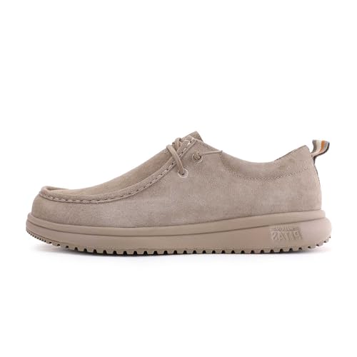 PITAS Texas | Herrenmokassins | Bootsschuhe für den Winter | Schuhe ohne Schnürung | Freizeitschuhe | Freizeitschuhe | Walkin-Schuhe pitas, beige, 45 EU von PITAS