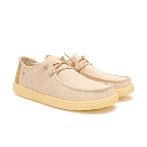 PITAS | WP150 FIRA | Damen-Mokassins | Bootsschuhe | Toe Shoes | Slip on Loafer | Sneakers | Sommerschuhe | Schlupfschuhe | Freizeitschuhe | Walkinpitas Schuhe | Senf 39 von PITAS