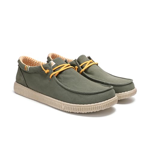 PITAS | WP150 LEDRO | Herren Mokassins | Flache Slipper für Männer | Slip on Loafer | Sneakers | Schlupfschuhe | Freizeitschuhe | Walkinpitas Schuhe | Kaki 42 PITAS | WP150 LEDRO | Herren Mokassins | Flache Slipper für Männer | Slip on Loafer | Sneakers | Schlupfschuhe | Freizeitschuhe | Walkinpitas Schuhe | Kaki 42 von PITAS