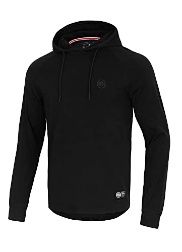 Herren Longsleeve mit Kapuze Pit Bull West Coast Mercado Small Logo Kapuzenpullover Dünnes Sweatshirt XL von PITBULL